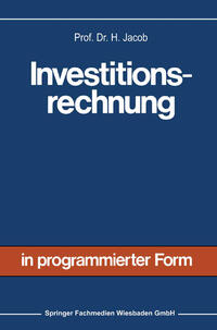 Vorderes Coverbild Investitionsrechnung