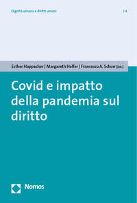 Vorderes Coverbild Covid e impatto della pandemia sul diritto