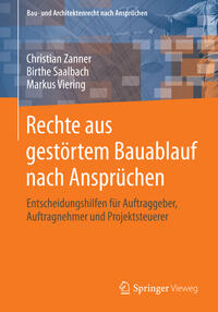 Vorderes Coverbild Rechte aus gestörtem Bauablauf nach Ansprüchen
