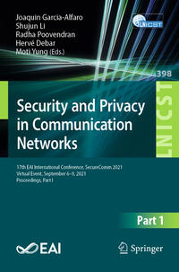 Vorderes Coverbild Security and Privacy in Communication Networks