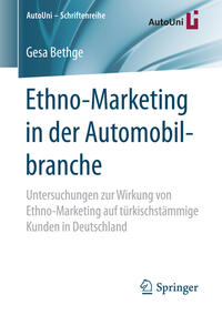 Vorderes Coverbild Ethno-Marketing in der Automobilbranche