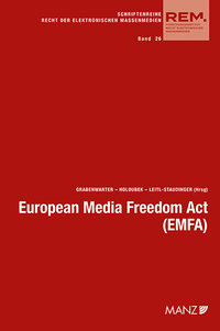 Vorderes Coverbild European Media Freedom Act (EMFA)