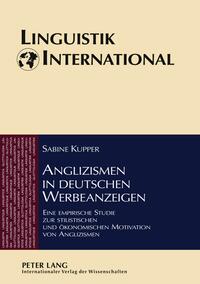 Vorderes Coverbild Anglizismen in deutschen Werbeanzeigen