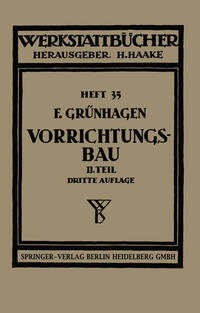 Vorderes Coverbild Der Vorrichtungsbau