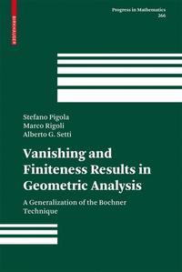 Vorderes Coverbild Vanishing and Finiteness Results in Geometric Analysis