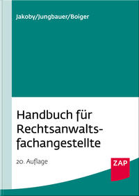 Vorderes Coverbild Handbuch für Rechtsanwaltsfachangestellte