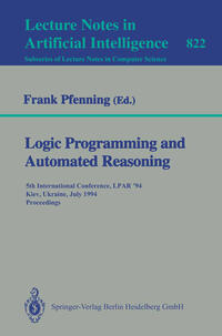 Vorderes Coverbild Logic Programming and Automated Reasoning