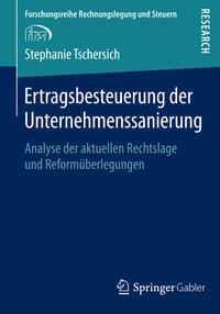 Vorderes Coverbild Ertragsbesteuerung der Unternehmenssanierung