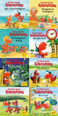 Vorderes Coverbild Pixi-Box 288: Der kleine Drache Kokosnuss und seine Freunde (8x8 Exemplare)