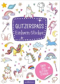Vorderes Coverbild Glitzerspaß – Einhorn-Sticker