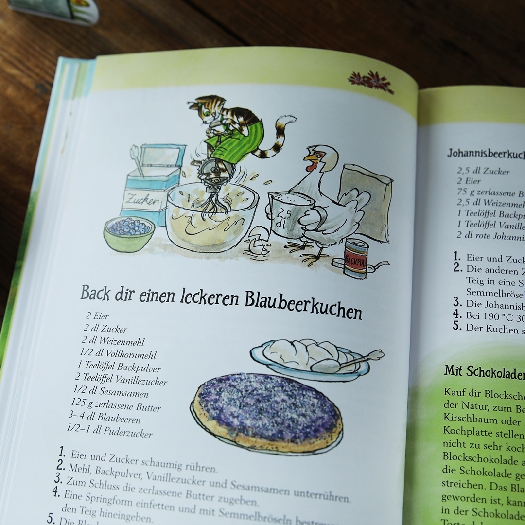 Beispielinhalt (Bild) Pettersson und Findus. Mit Findus durchs ganze Jahr