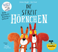 Vorderes Coverbild Die Streithörnchen / Kleiner Wolf in weiter Welt (Audio-CD)