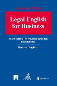 Vorderes Coverbild Legal English for Business