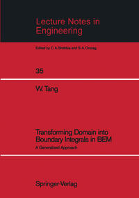 Vorderes Coverbild Transforming Domain into Boundary Integrals in BEM