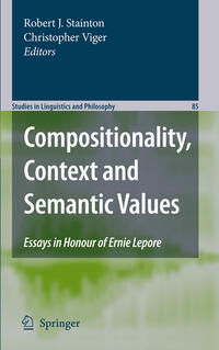 Vorderes Coverbild Compositionality, Context and Semantic Values