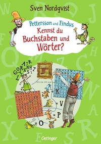 Vorderes Coverbild Pettersson und Findus. Kennst du Buchstaben und Wörter?