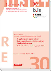 Vorderes Coverbild Kopplung von regenerativer Energiegewinnung mit innovativer Stadtentwässerung