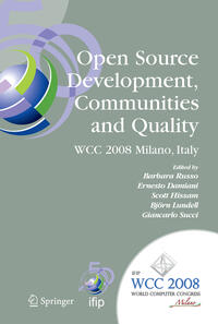 Vorderes Coverbild Open Source Development, Communities and Quality