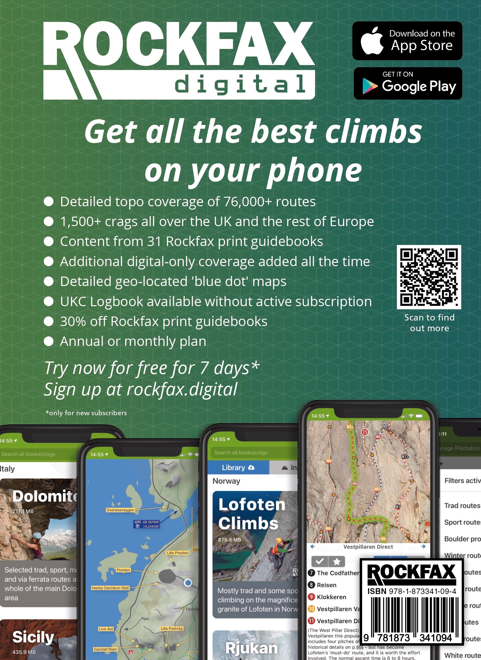 Rückseitencover Lofoten Climbs