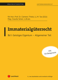 Vorderes Coverbild Immaterialgüterrecht (Skriptum) - Bd I