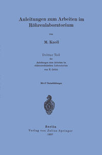 Vorderes Coverbild Anleitungen zum Arbeiten im Röhrenlaboratorium