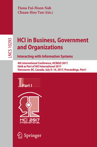 Vorderes Coverbild HCI in Business, Government and Organizations. Interacting with Information Systems