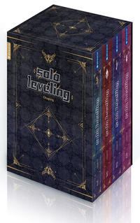 Vorderes Coverbild Solo Leveling Roman 01 - 04 mit Box