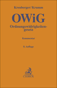 Vorderes Coverbild Ordnungswidrigkeitengesetz. OWiG