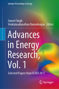 Vorderes Coverbild Advances in Energy Research, Vol. 1