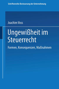 Vorderes Coverbild Ungewißheit im Steuerrecht