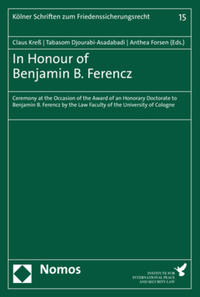 Vorderes Coverbild In Honour of Benjamin B. Ferencz