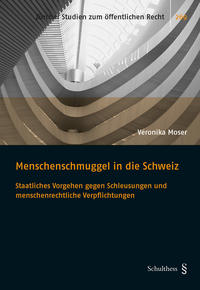 Vorderes Coverbild Menschenschmuggel in die Schweiz