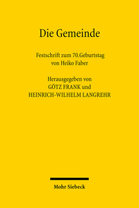 Vorderes Coverbild Die Gemeinde