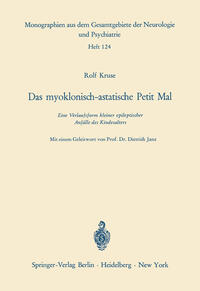 Vorderes Coverbild Das myoklonisch-astatische Petit Mal