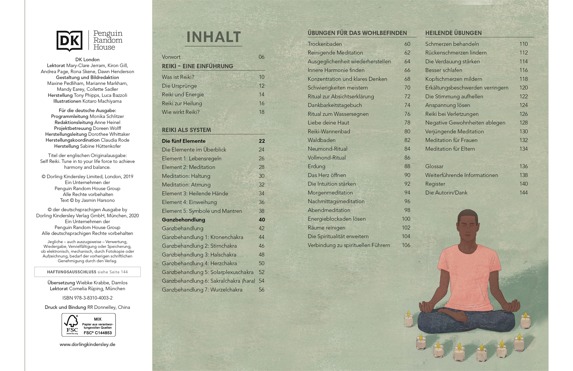 Beispielinhalt (Bild) Self-Care Collection. Reiki