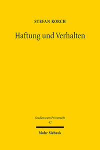 Vorderes Coverbild Haftung und Verhalten