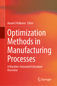 Vorderes Coverbild Optimization Methods in Manufacturing Processes