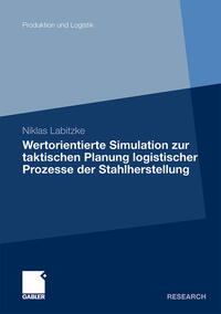 Vorderes Coverbild Wertorientierte Simulation zur taktischen Planung logistischer Prozesse der Stahlherstellung