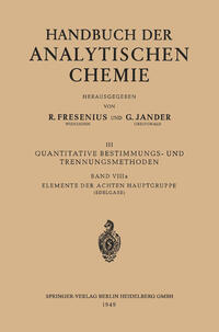 Vorderes Coverbild Elemente der Achten Hauptgruppe