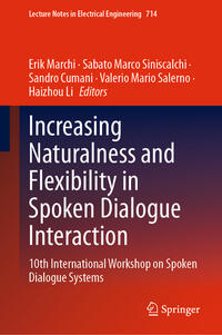 Vorderes Coverbild Increasing Naturalness and Flexibility in Spoken Dialogue Interaction