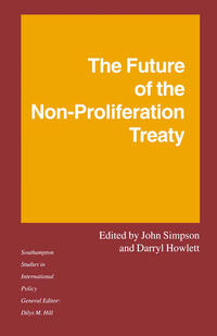 Vorderes Coverbild The Future of the Non-Proliferation Treaty