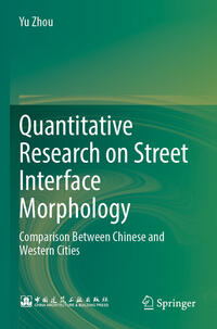 Vorderes Coverbild Quantitative Research on Street Interface Morphology