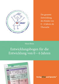 Vorderes Coverbild Entwicklungsbogen für die Entwicklung von 0 - 6 Jahren