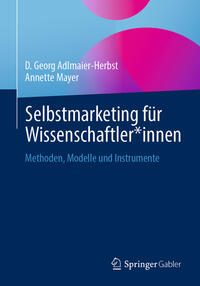 Vorderes Coverbild Selbstmarketing für Wissenschaftler*innen