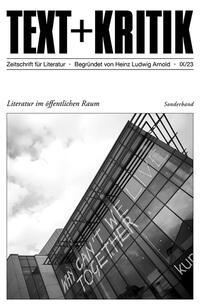 Vorderes Coverbild Literatur im öffentlichen Raum
