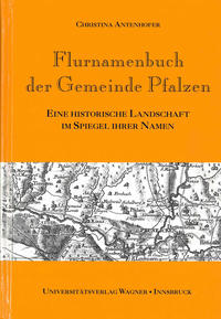 Vorderes Coverbild Flurnamenbuch der Gemeinde Pfalzen