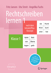 Vorderes Coverbild Rechtschreiben lernen 1 nach dem IntraActPlus-Konzept