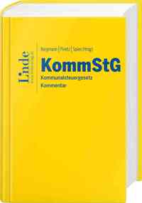 Vorderes Coverbild KommStG | Kommunalsteuergesetz