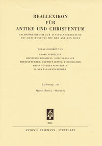 Vorderes Coverbild Reallexikon für Antike und Christentum