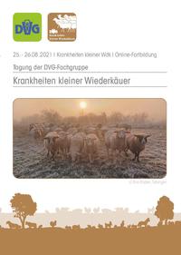 Vorderes Coverbild Tagung der DVG-Fachgruppe Krankheiten kleiner Wiederkäuer 2021